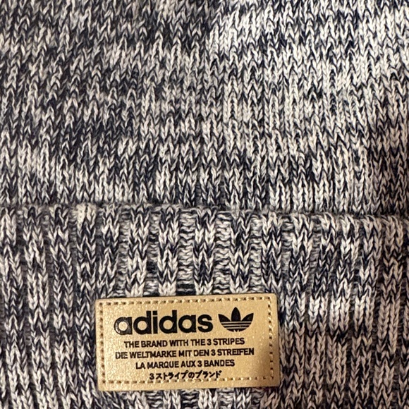 Adidas navy and White Knit Beanie - Picture 2 of 3